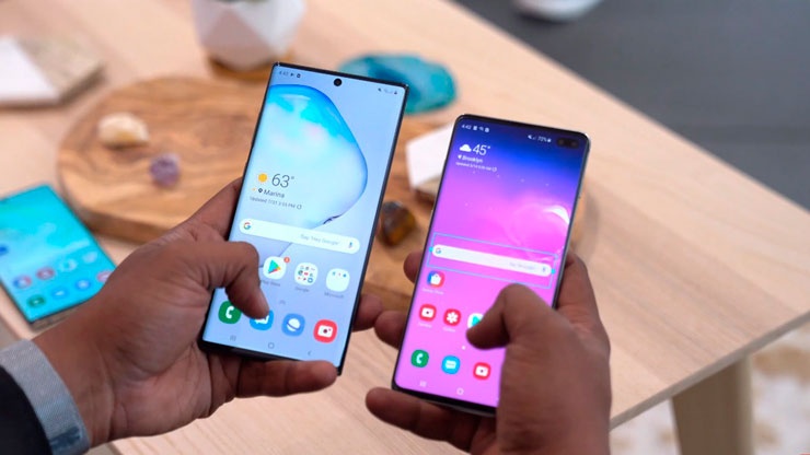 Samsung Galaxy Note 10 и Galaxy S10: сравнение